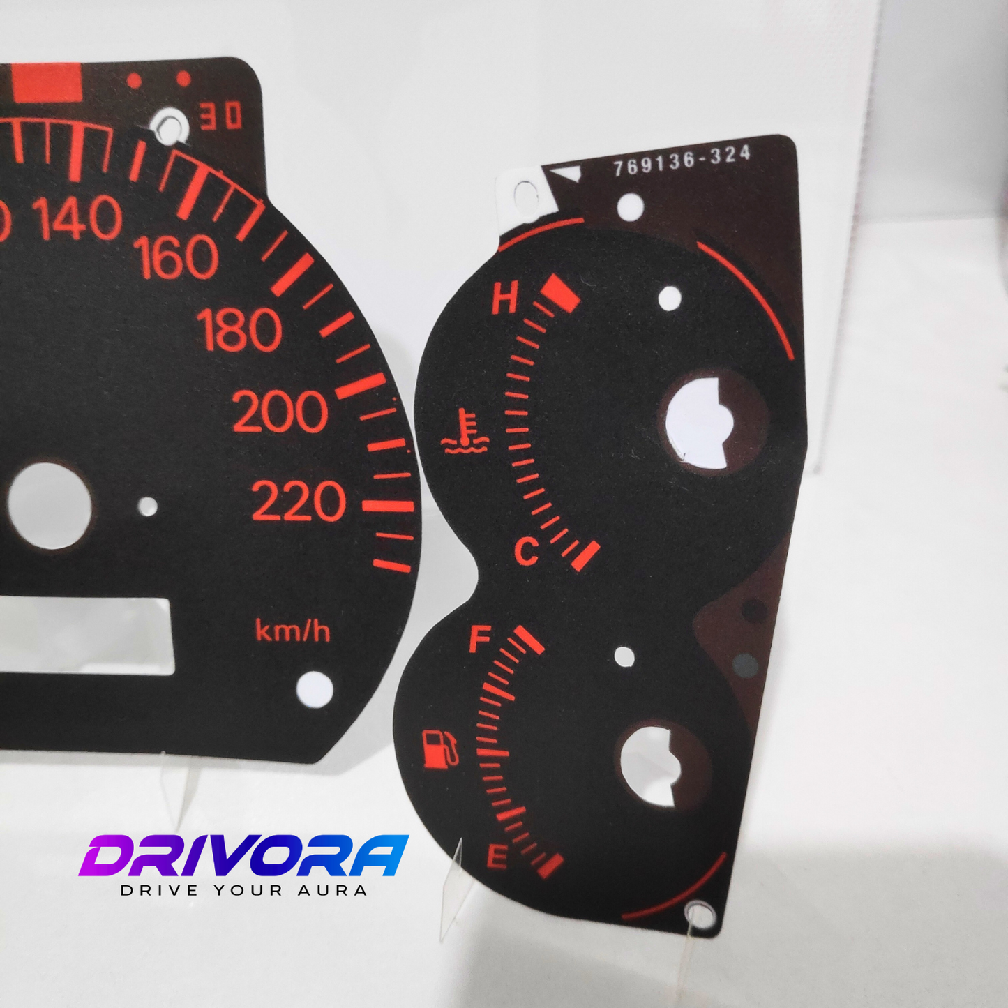 Mitsubishi Lancer CK EVO Decal Overlays (Black Amber)