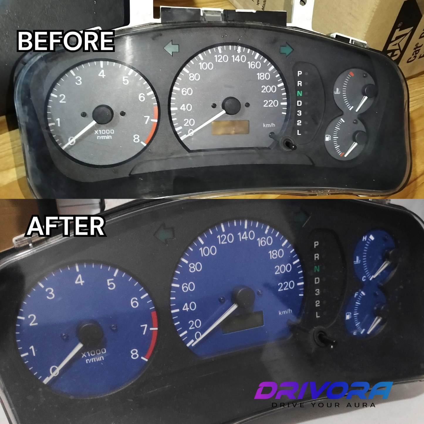 Mitsubishi Lancer CK EVO Decal Overlays (Blue EVO)