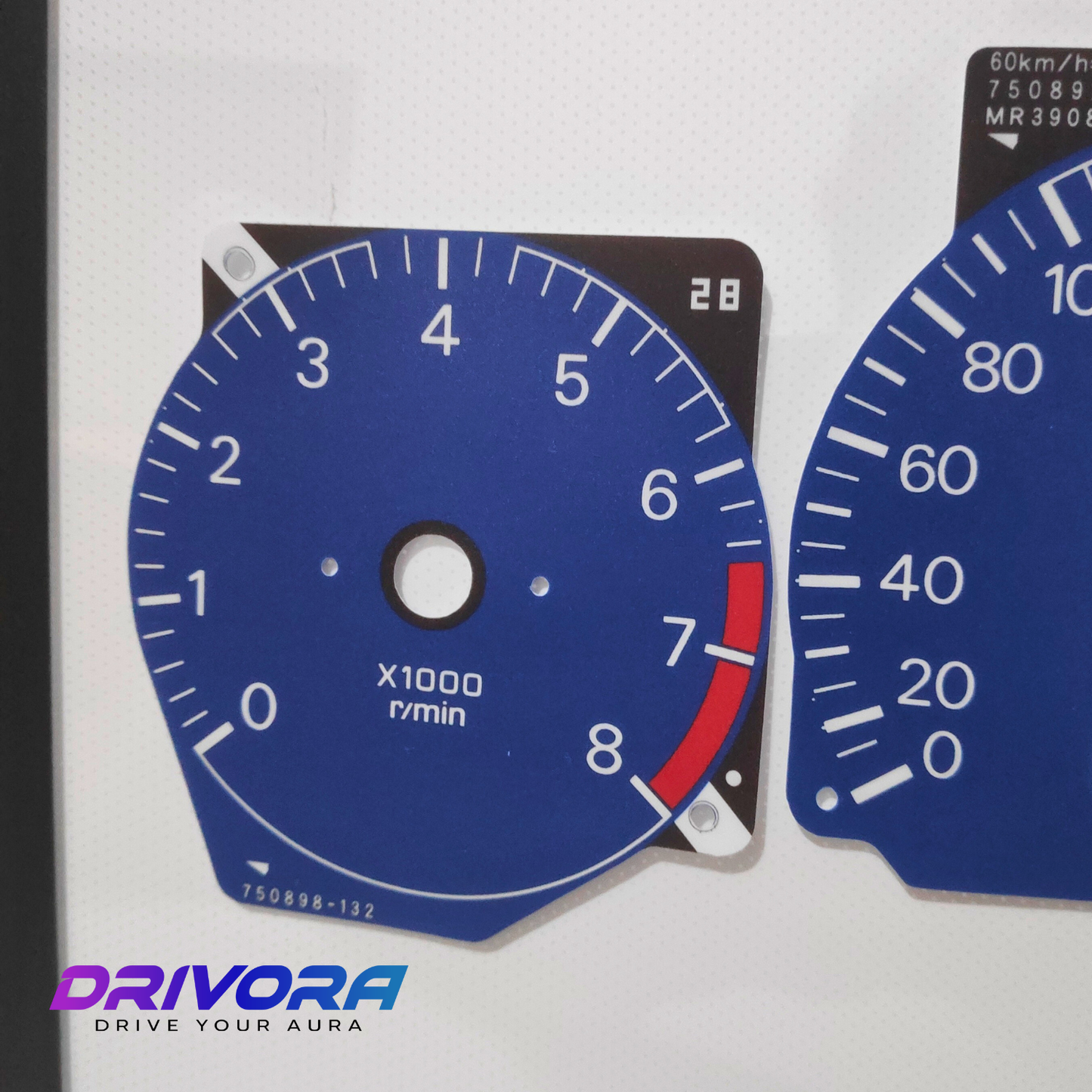 Mitsubishi Lancer CK EVO Decal Overlays (Blue EVO)