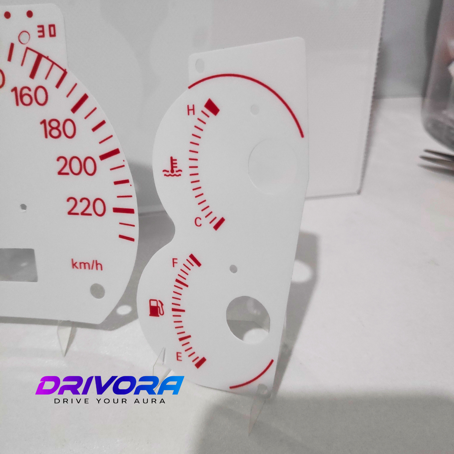 Mitsubishi Lancer CK EVO Decal Overlays (White Face)