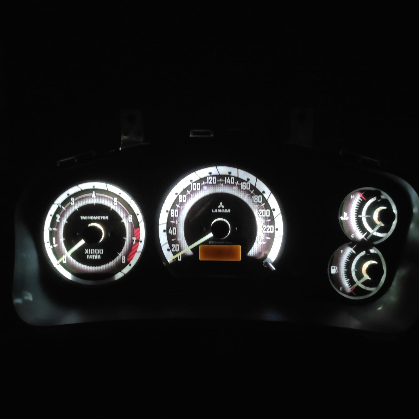 Mitsubishi Lancer CK Faceplates Striker White