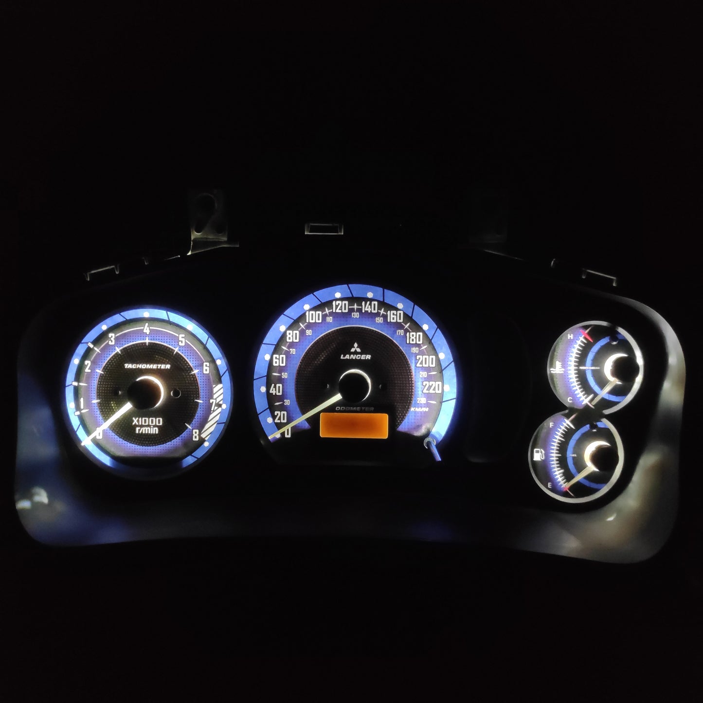Mitsubishi Lancer CK Faceplates Striker Blue