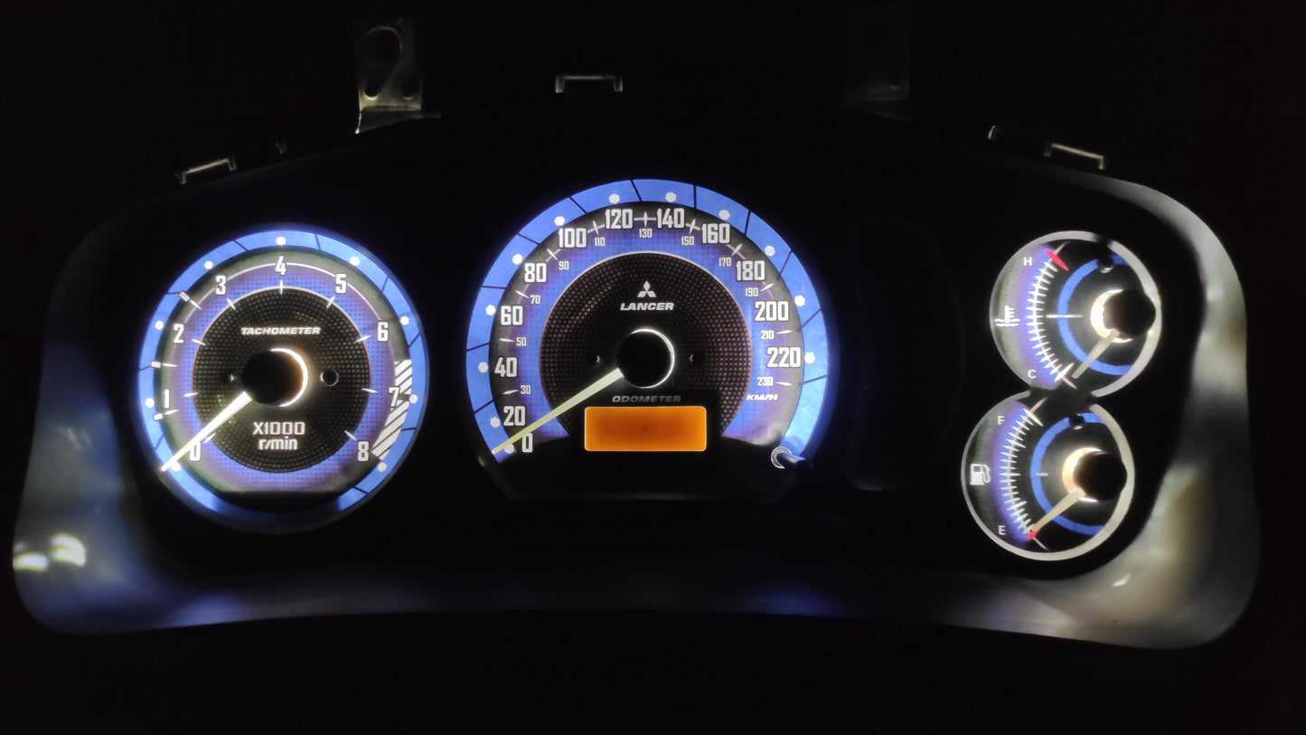Mitsubishi Lancer CK Faceplates Striker Blue