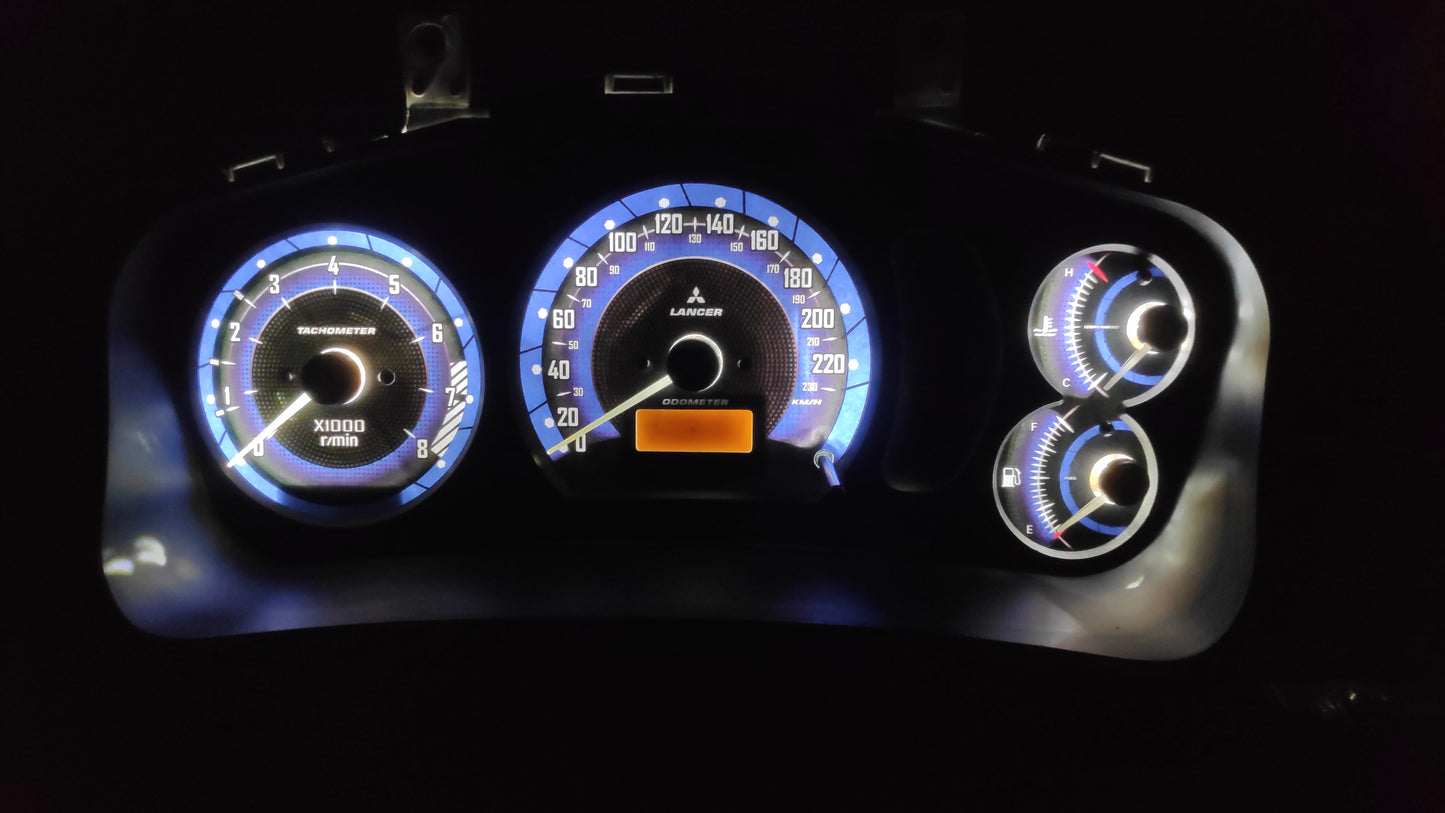 Mitsubishi Lancer CK Faceplates Striker Blue