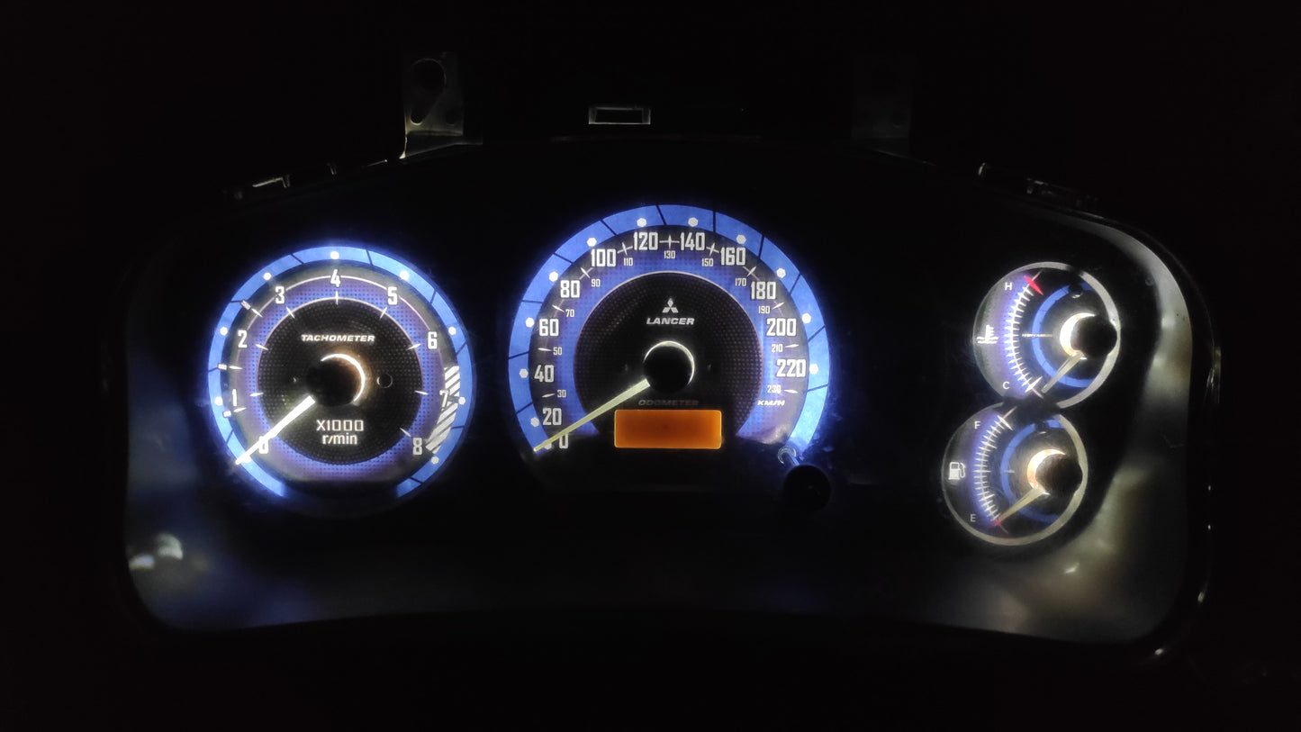 Mitsubishi Lancer CK Faceplates Striker Blue