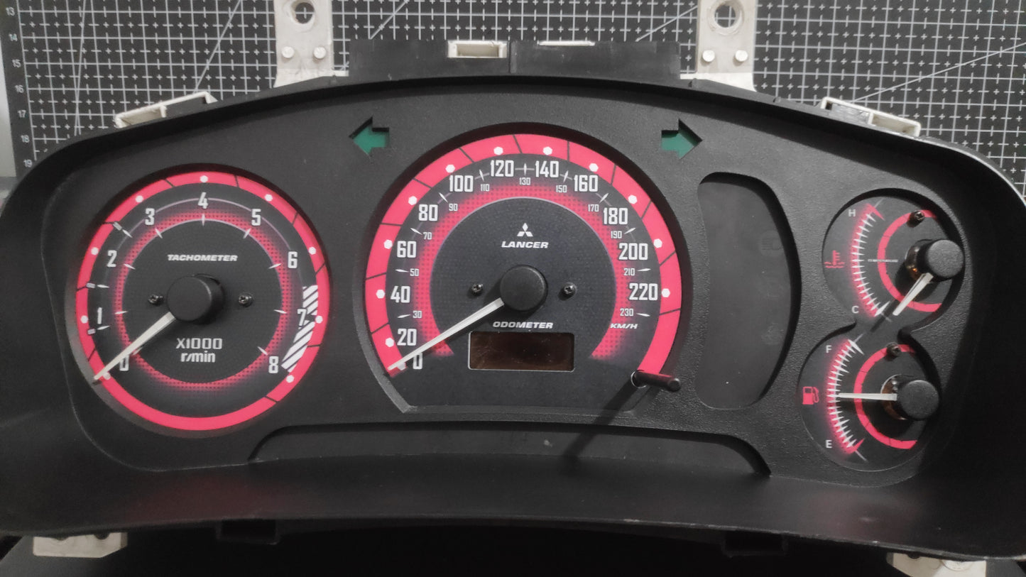 Mitsubishi Lancer CK Faceplates Striker Red