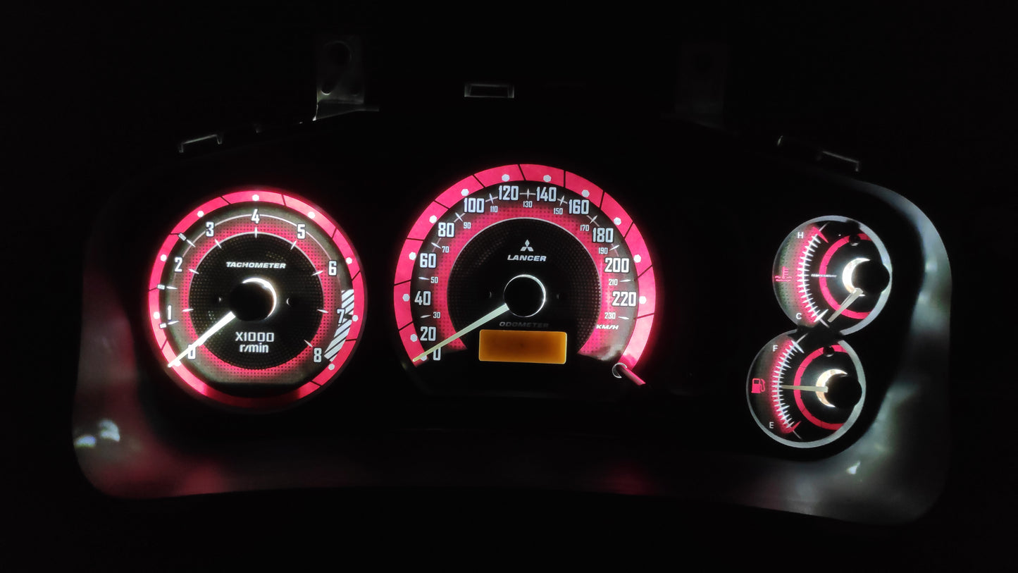 Mitsubishi Lancer CK Faceplates Striker Red