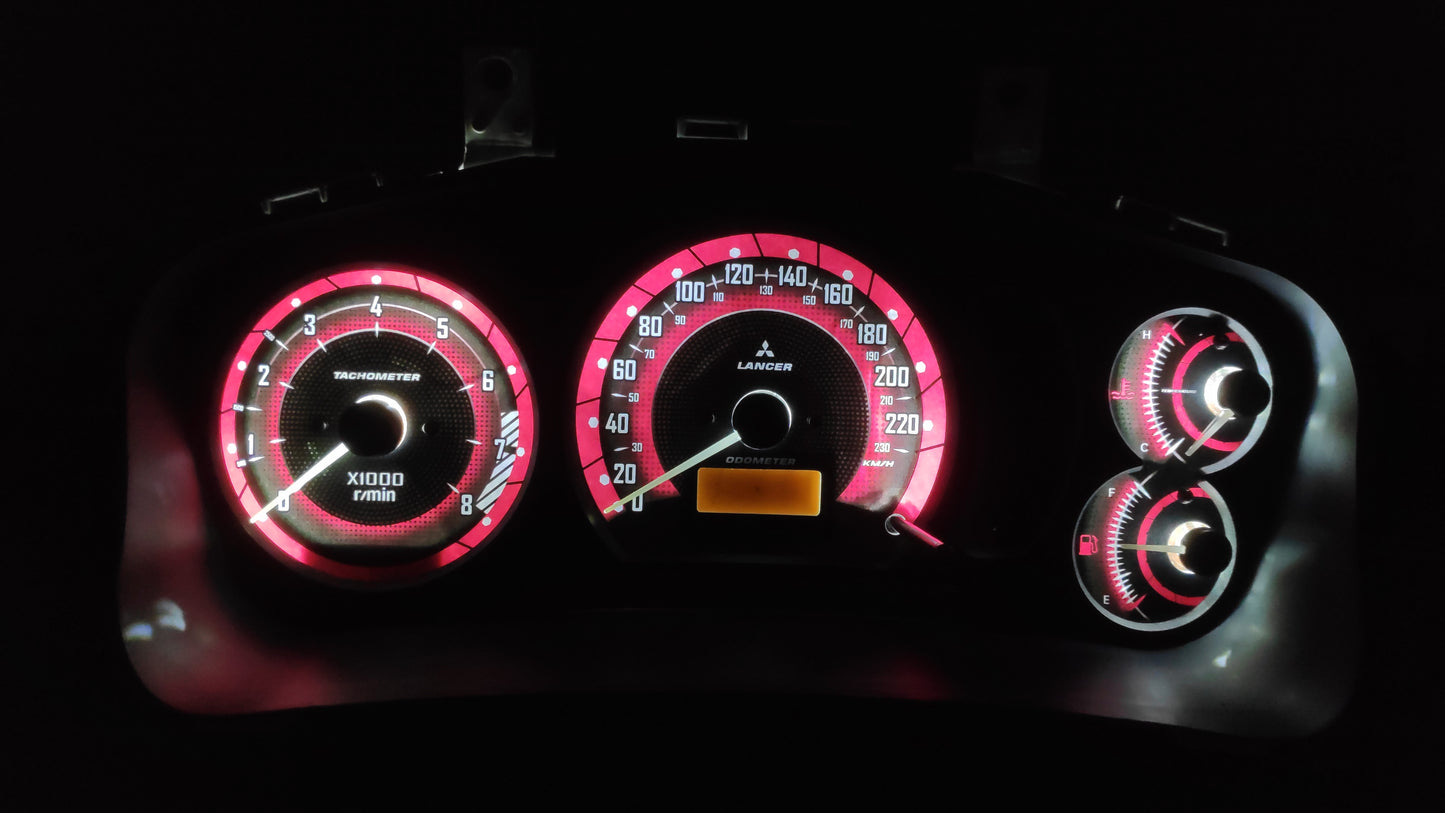 Mitsubishi Lancer CK Faceplates Striker Red