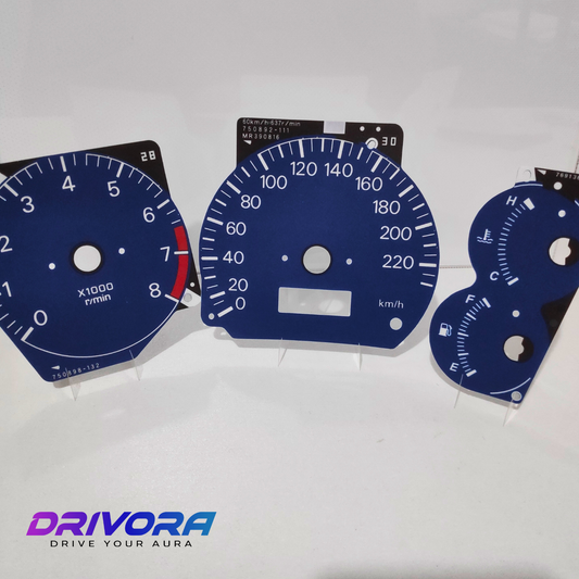 Mitsubishi Lancer CK EVO Decal Overlays (Blue EVO)