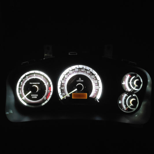 Mitsubishi Lancer CK Faceplates Striker White