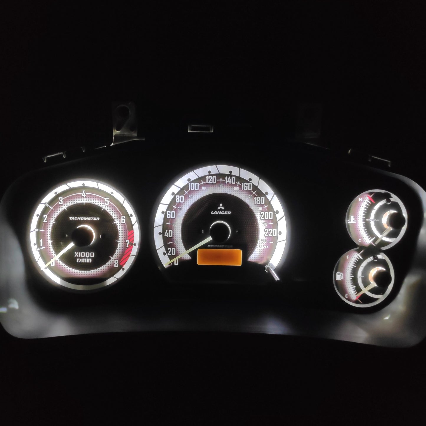 Mitsubishi Lancer CK Faceplates Striker White