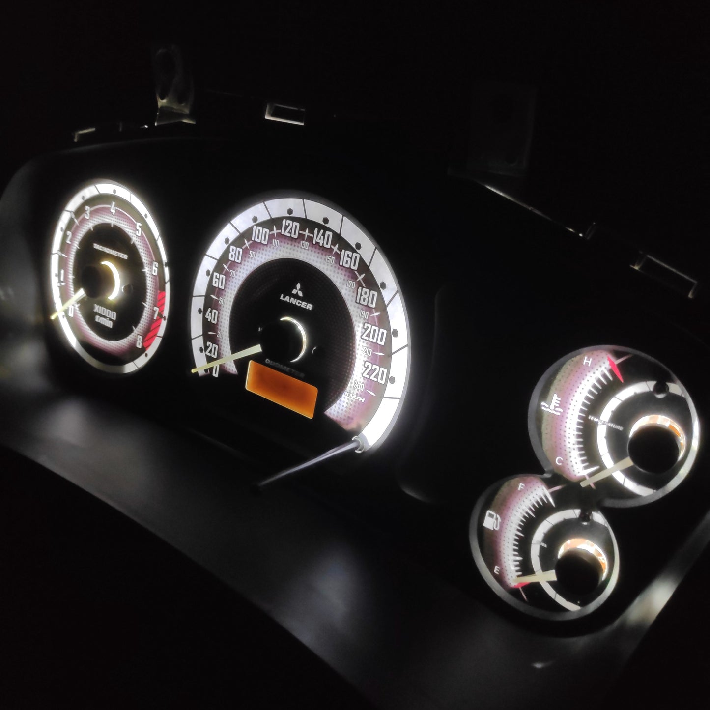 Mitsubishi Lancer CK Faceplates Striker White