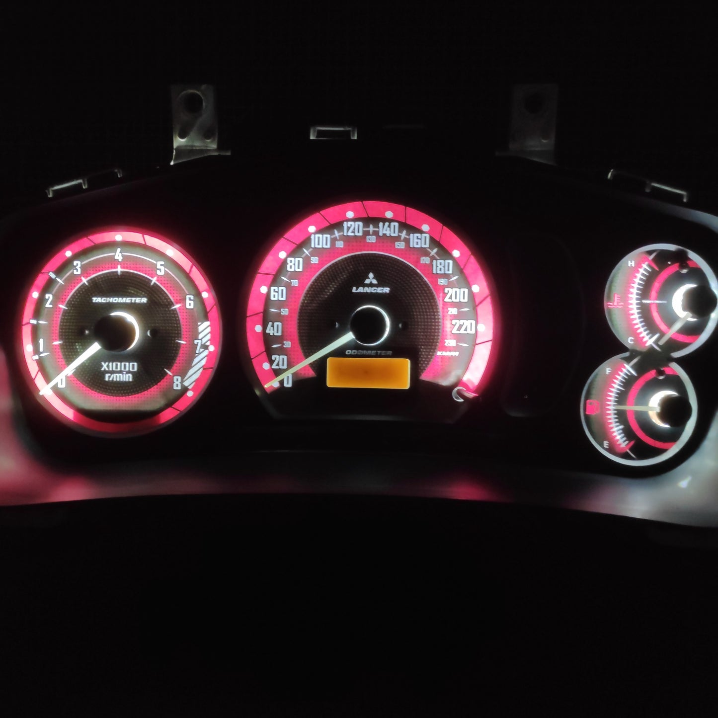 Mitsubishi Lancer CK Faceplates Striker Red