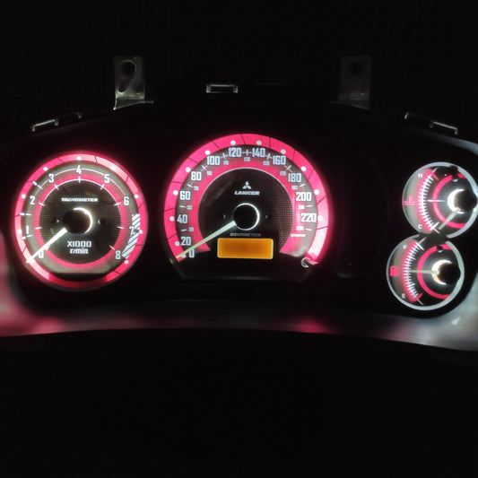 Mitsubishi Lancer CK Faceplates Striker Red